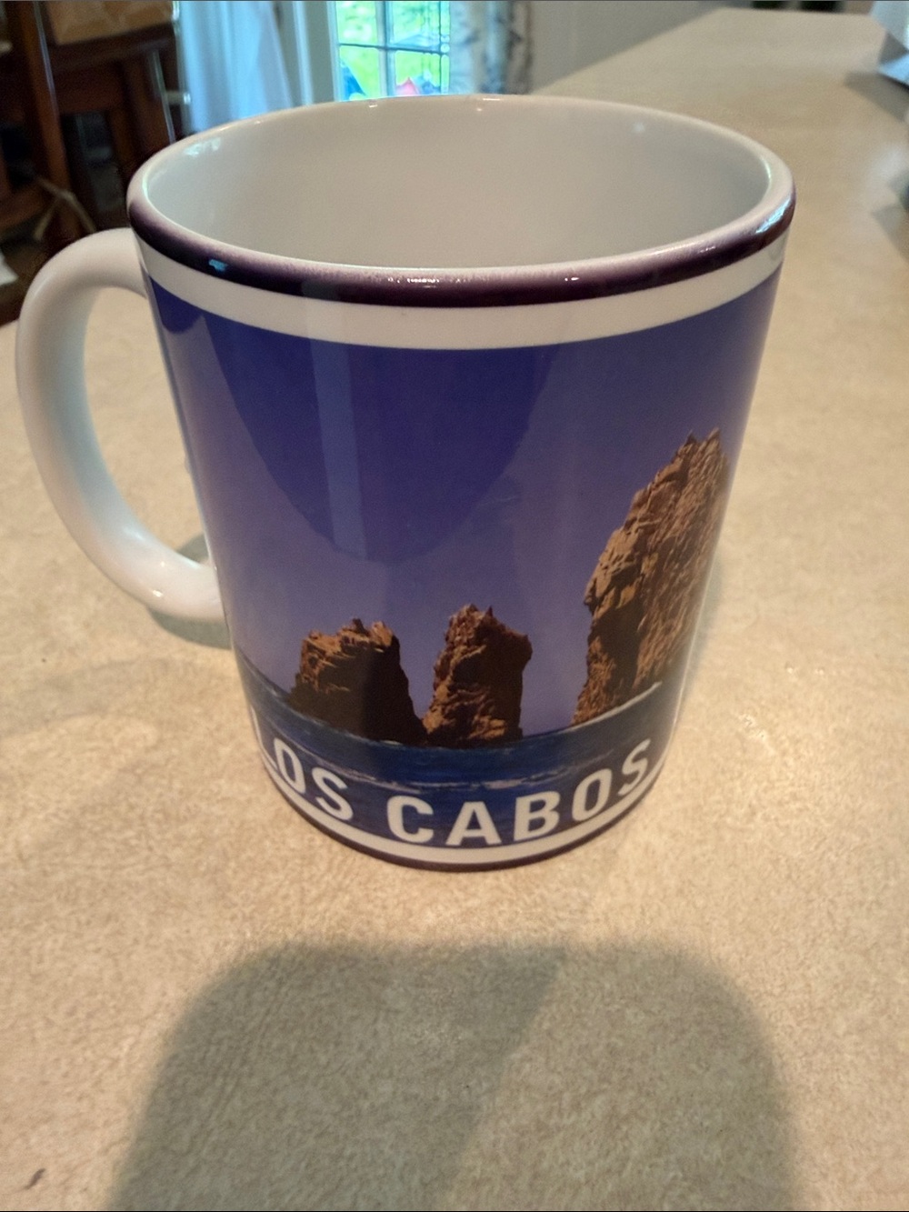 Los Cabos Scenic Blue Ceramic Coffee Mug